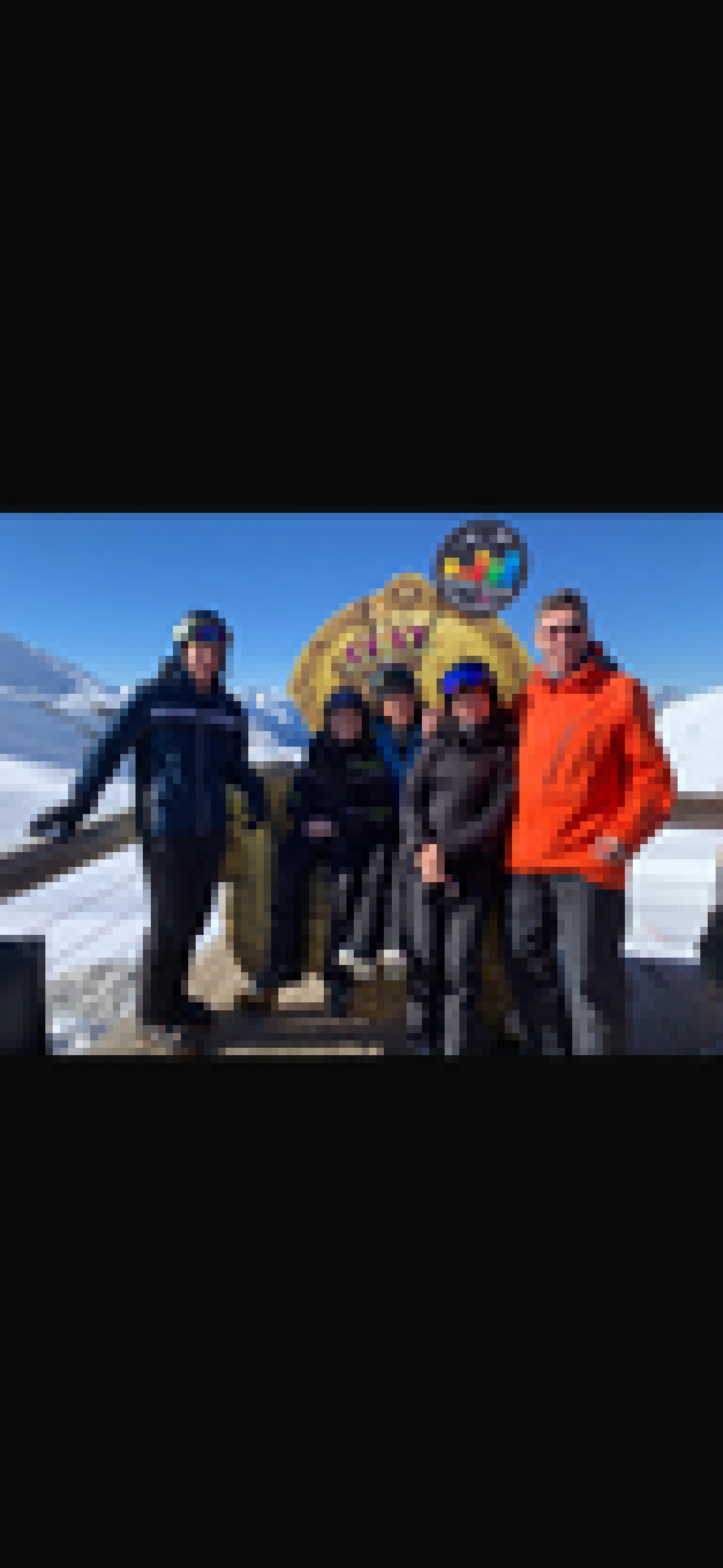 The Hancock Family — pixelated hand-painted portrait